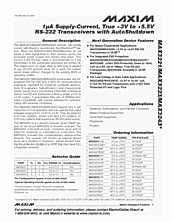DataSheet MAX3221E pdf
