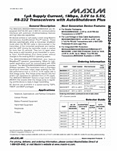 DataSheet MAX3225C pdf