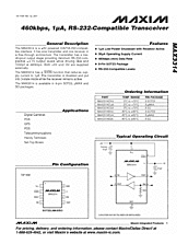 DataSheet MAX3314E pdf