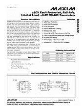 DataSheet MAX3430 pdf