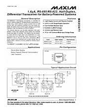 DataSheet MAX3471 pdf