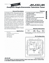 DataSheet MAX3540 pdf
