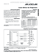DataSheet MAX3600 pdf