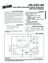 DataSheet MAX3624 pdf