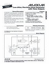 DataSheet MAX3625 pdf