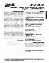 DataSheet MAX3799 pdf