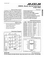 DataSheet MAX500A pdf