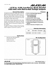 DataSheet MAX5100A pdf