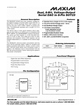DataSheet MAX5222 pdf