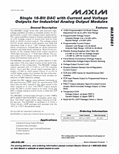 DataSheet MAX5661 pdf