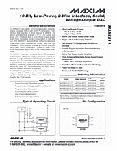 DataSheet MAX5811 pdf