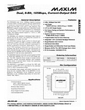 DataSheet MAX5852 pdf