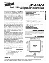DataSheet MAX5858A pdf