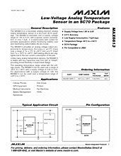 DataSheet MAX6613 pdf