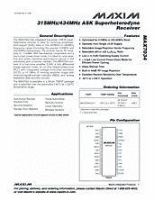 DataSheet MAX7034 pdf