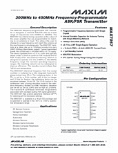 DataSheet MAX7057 pdf