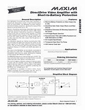 DataSheet MAX9532 pdf