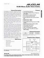 DataSheet MAX9860 pdf