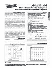 DataSheet MAX9879 pdf