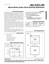 DataSheet MAX9892 pdf