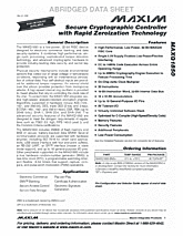 DataSheet MAXQ1850 pdf