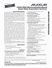 DataSheet MAXQ7665D pdf