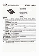 DataSheet ASD15H-48D5 pdf