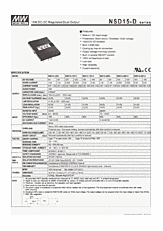 DataSheet NSD15-48D5 pdf