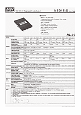 DataSheet NSD15-12S5 pdf