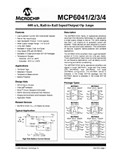 DataSheet MCP6043 pdf