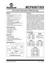 DataSheet MCP607 pdf