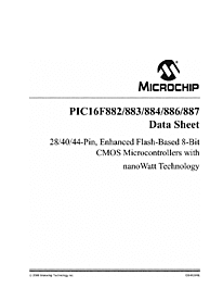 DataSheet PIC16F884 pdf