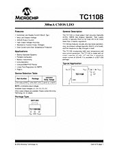 DataSheet TC1108-2.5 pdf