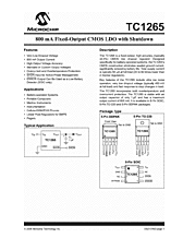 DataSheet TC1265-1.8 pdf