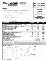 DataSheet MSAER12N50A pdf