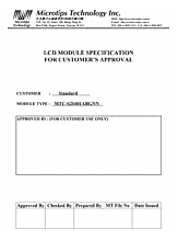 DataSheet MTC-20401A pdf