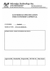DataSheet MTG-24128D pdf