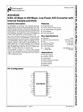 DataSheet ADC08200 pdf