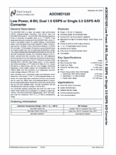DataSheet ADC08D1520 pdf