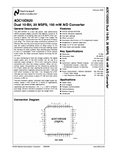 DataSheet ADC10D020 pdf
