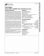 DataSheet ADC10D040 pdf