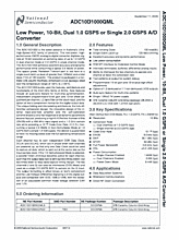 DataSheet ADC10D1000QML pdf