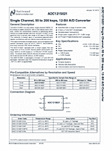 DataSheet ADC121S021 pdf
