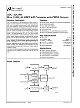 DataSheet ADC12DC080 pdf