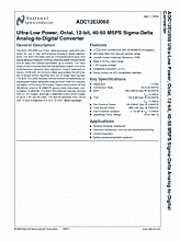 DataSheet ADC12EU050 pdf