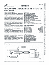 DataSheet ADC12V170 pdf