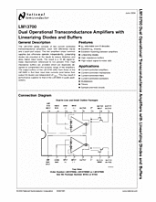 DataSheet LM13700 pdf