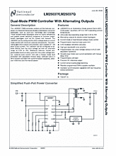 DataSheet LM25037 pdf