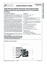 DataSheet LM3530 pdf
