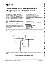 DataSheet LM3875 pdf